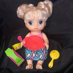 Baby Alive Snacking Noodles Baby Blonde Doll
